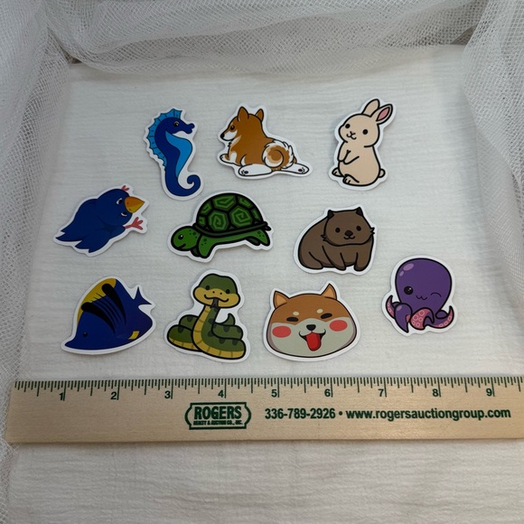 Animal Stickers - Colorful & Waterproof  - 100pc Set - NWT - Picture 6 of 14